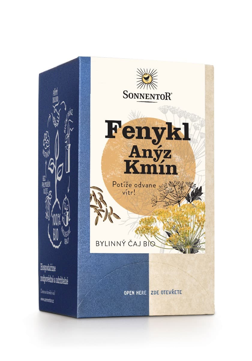 BIO Fennel-Anise-Caraway Herbal Tea 18x1,7g - Sonnentor