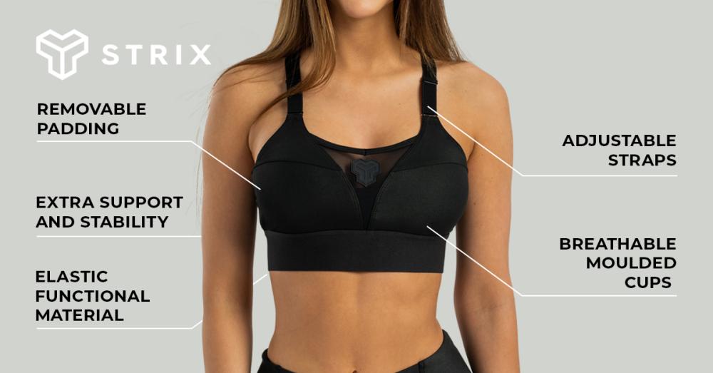 ALPHA Sports Bra Black - STRIX