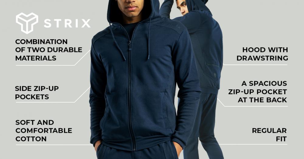 ALPHA Hoodie Midnight Blue - STRIX