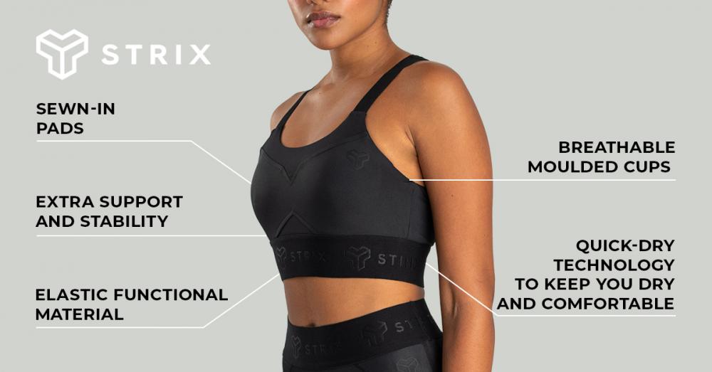 Nebula Sports Bra Black - STRIX