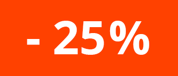 CLOTHING 25% 