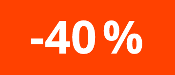 CLOTHING 40%