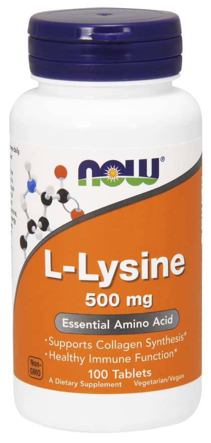 L-Lysine 500 mg - NOW Foods