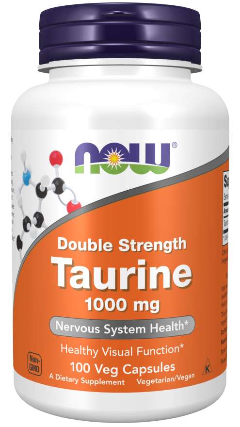 Taurine Double Strength 1000 mg - NOW Foods