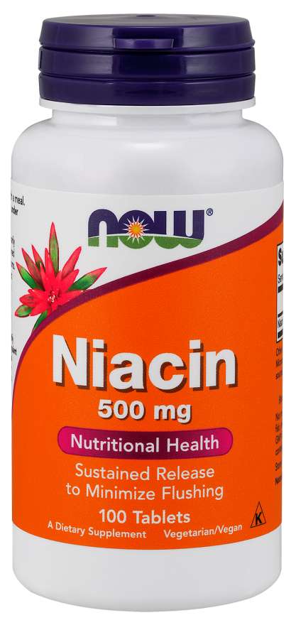 Niacin 500 mg - NOW Foods