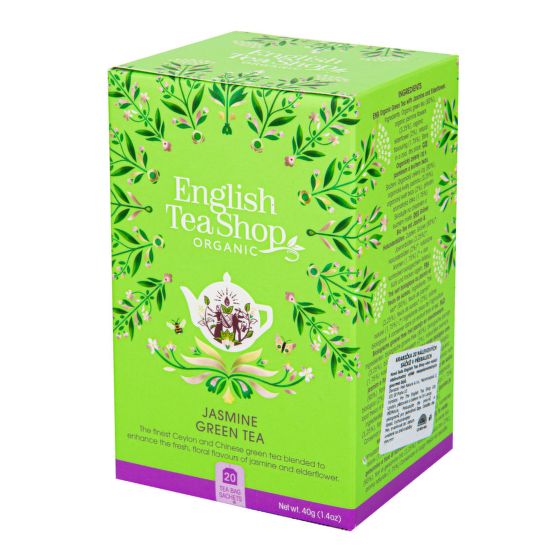 BIO Green tea with jasmine and elderflower - English Tea Shop