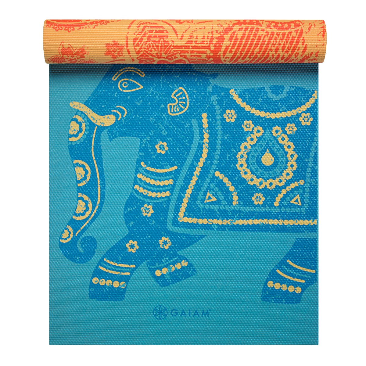 Reversible Elephant Yoga Mat - Gaiam