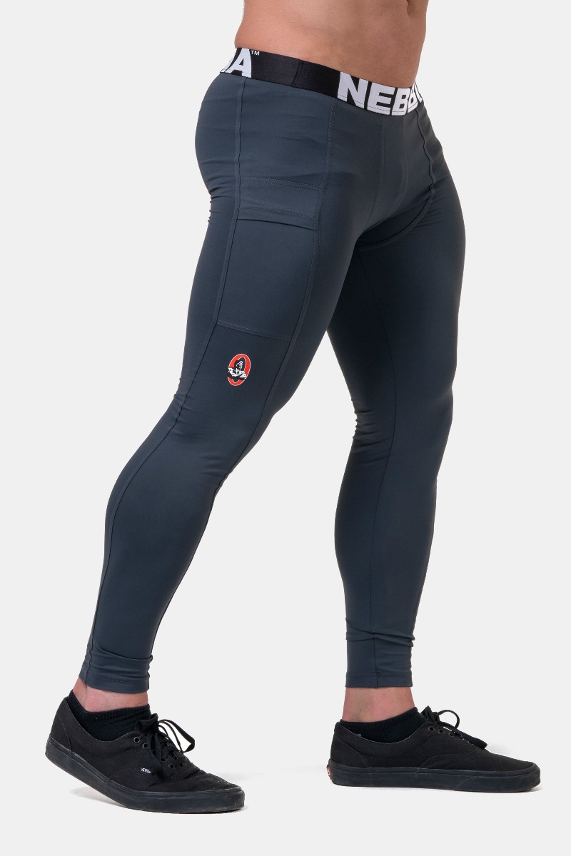 Men‘s Legend of Today Leggings Grey - NEBBIA