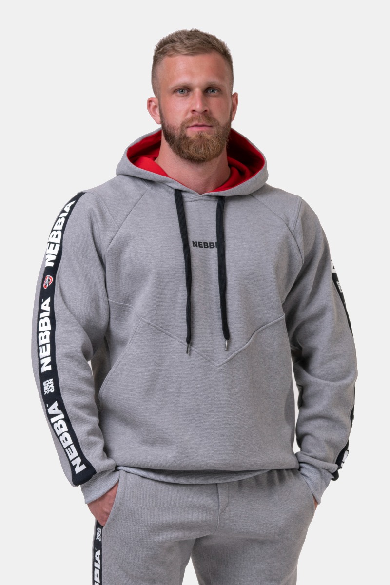 Men‘s Hoodie Grey - NEBBIA