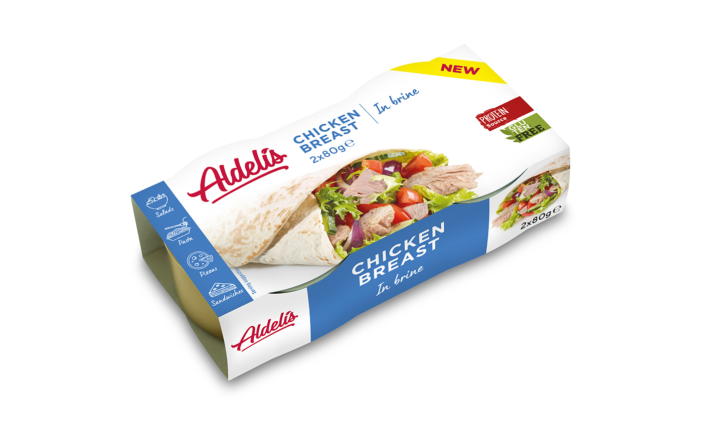 Chicken Breast in Brine 2x80 g - Aldelis