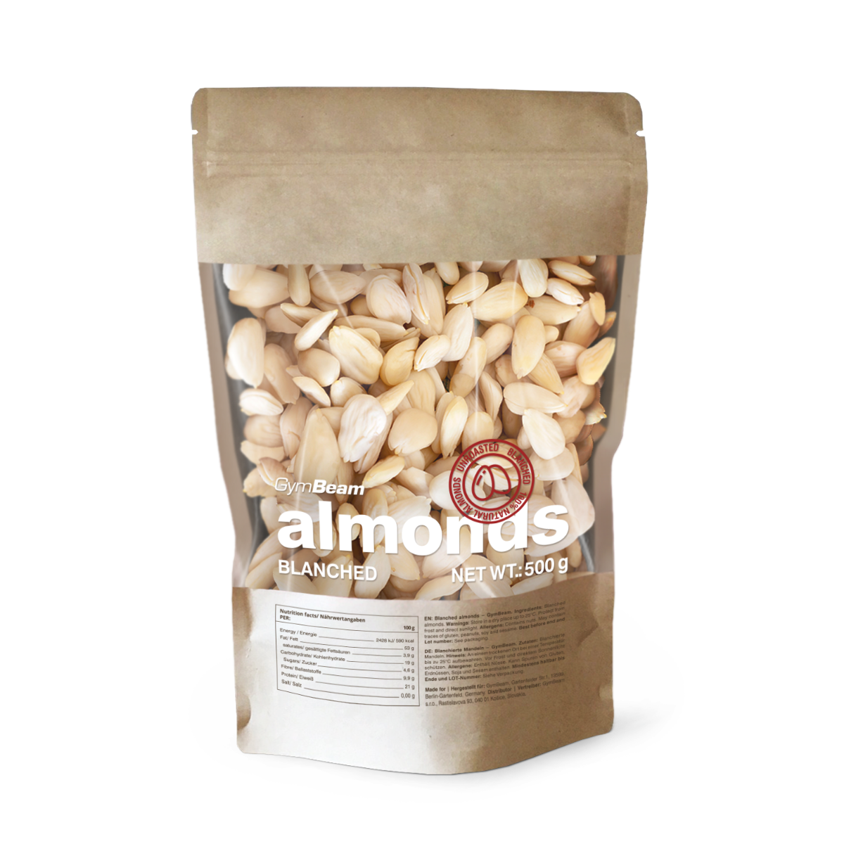 Blanched Almonds - GymBeam