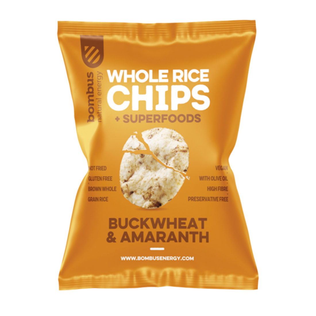 Buckwheat and Amaranth Rice Chips - Bombus