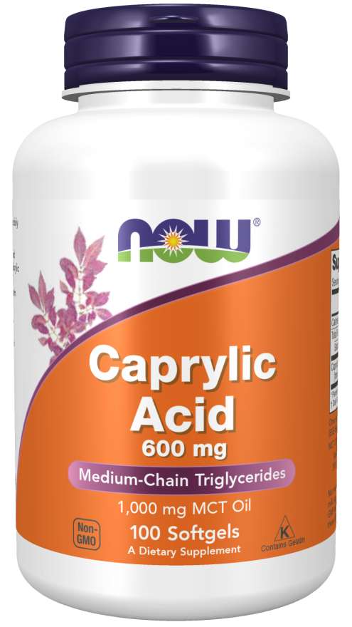 Caprylic Acid 600 mg - NOW Foods