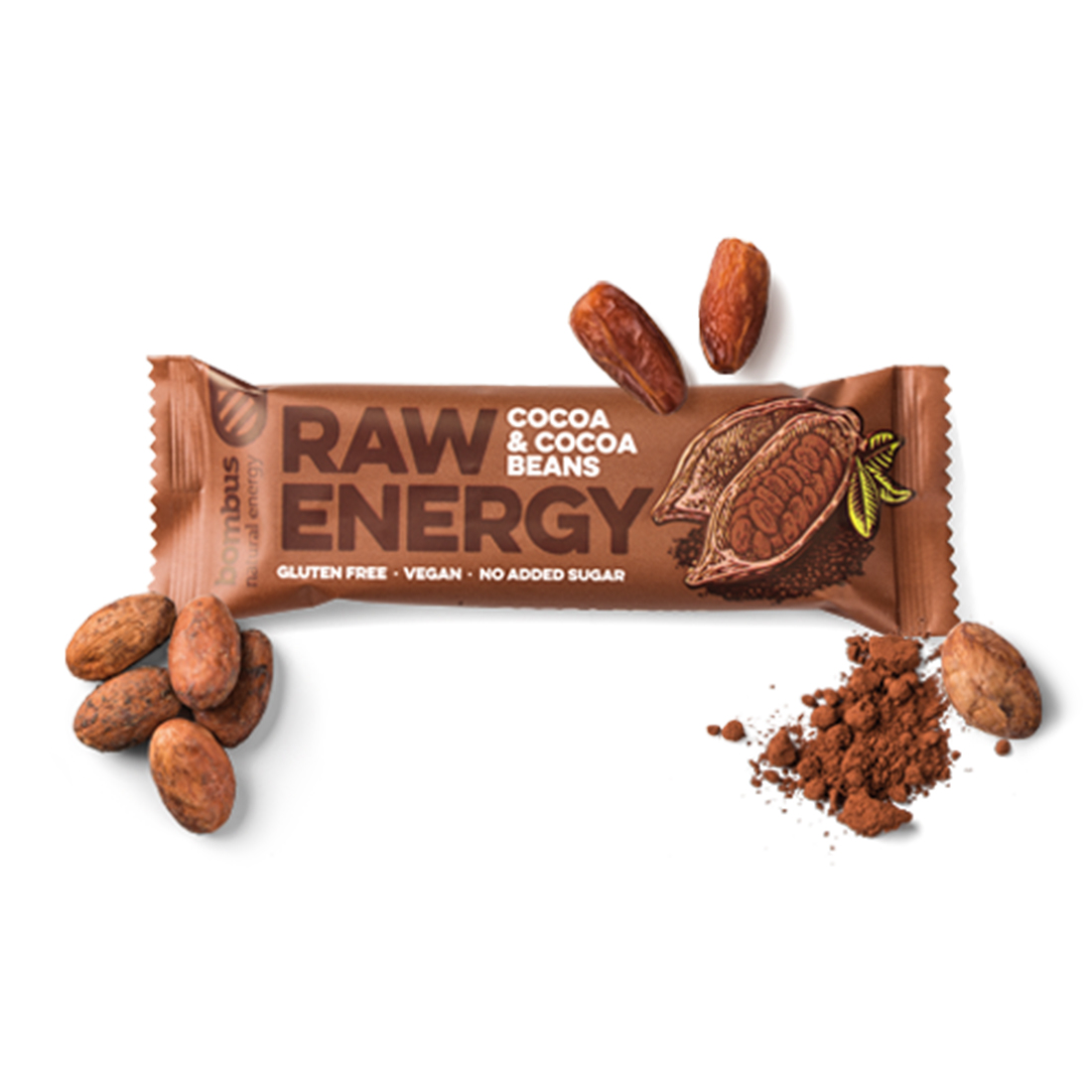 Raw energy bar 50g - BOMBUS