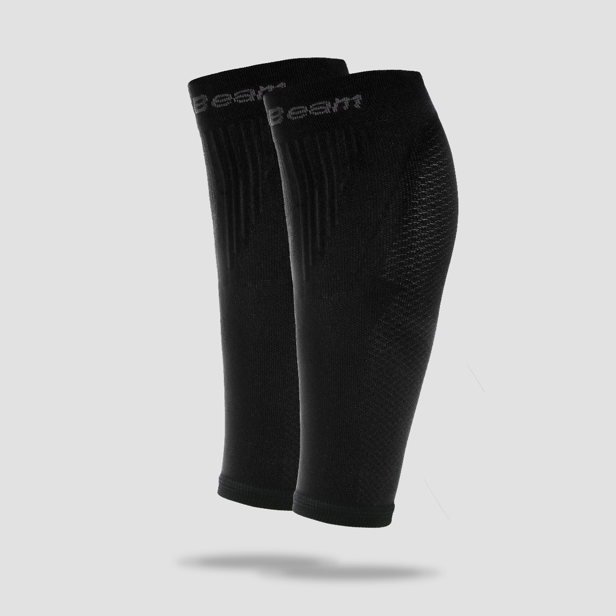 Compression Calf Sleeves Black - GymBeam