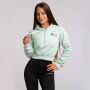 Women‘s Crop Hoddie Mint - BeastPink