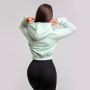 Women‘s Crop Hoddie Mint - BeastPink