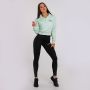 Women‘s Crop Hoddie Mint - BeastPink