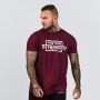 Men‘s Free Your Strength T-Shirt Maroon White - GymBeam