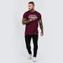 Men‘s Free Your Strength T-Shirt Maroon White - GymBeam