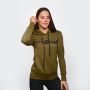 Women‘s Athlete Hoodie Military Green - GymBeam