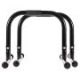 DIP I Parallette Bars Black - GymBeam