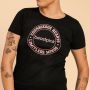 Women‘s Serenity T-Shirt Black - BeastPink