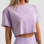 Women‘s Limitless Cropped T-Shirt Lavender - GymBeam