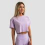 Women‘s Limitless Cropped T-Shirt Lavender - GymBeam