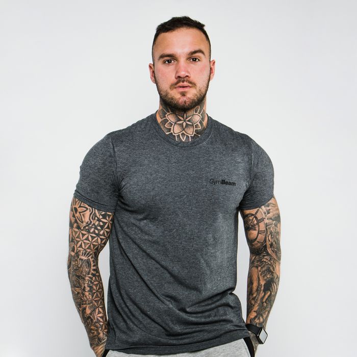 Men‘s Basic T-Shirt Dark Grey - GymBeam