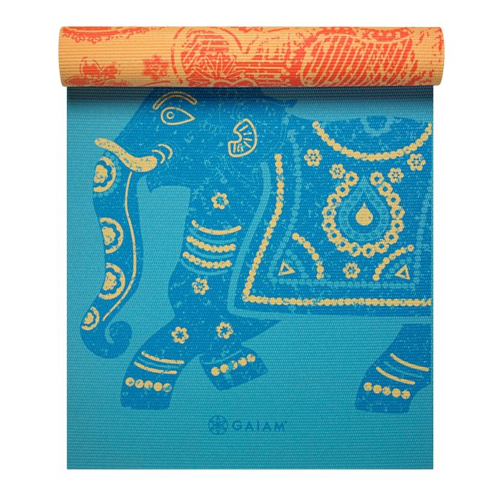 Reversible Elephant Yoga Mat  - Gaiam