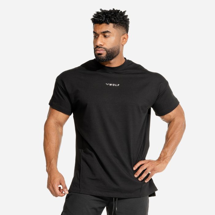 Men‘s Bodybuilding T-Shirt Black - SQUATWOLF