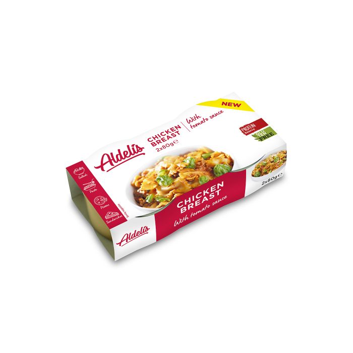 Chicken Breast Fillet with Tomato Sauce 2x80 g - Aldelis