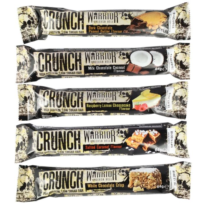 Protein bar Crunch 64 g - Warrior