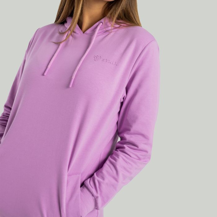 Women‘s ALPHA Longline Hoodie Amethyst - STRIX