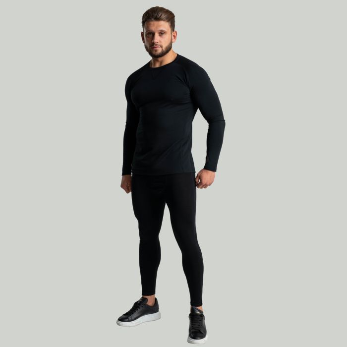 MERINO I Long Sleeve T-Shirt Black - STRIX