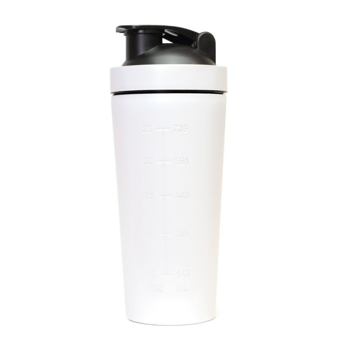 Steel Shaker White 750 ml - GymBeam