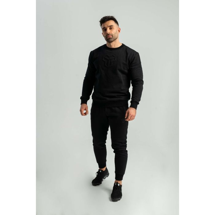 Embossed Sweatshirt Black - STRIX