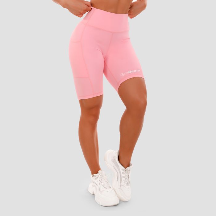 Women‘s Biker Shorts Pink - GymBeam