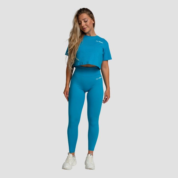 Women‘s Limitless High-Waisted Leggings Aquamarine - GymBeam