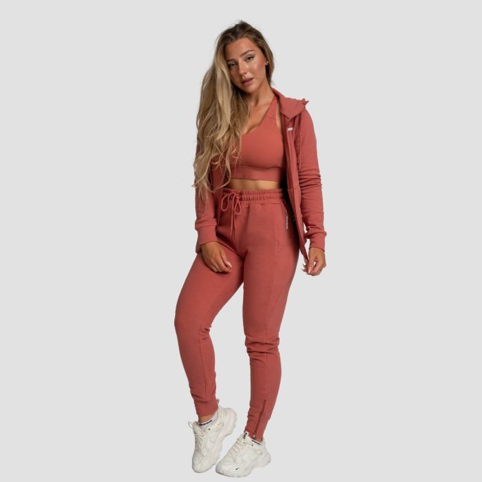 Women‘s Limitless Zip Up Hoodie Cinnamon - GymBeam