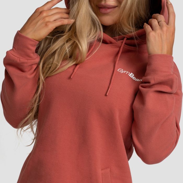 Women‘s Limitless Longline Hoodie Cinnamon - GymBeam