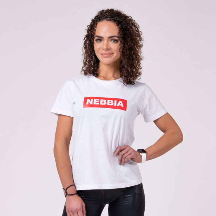 Women‘s Basic T-shirt White - NEBBIA