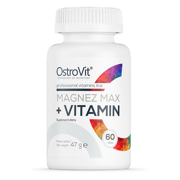 Magnez MAX + Vitamin- OstroVit