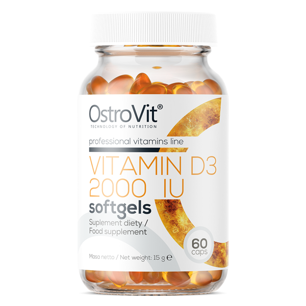 Vitamin D3 2000 IU softgels - OstroVit