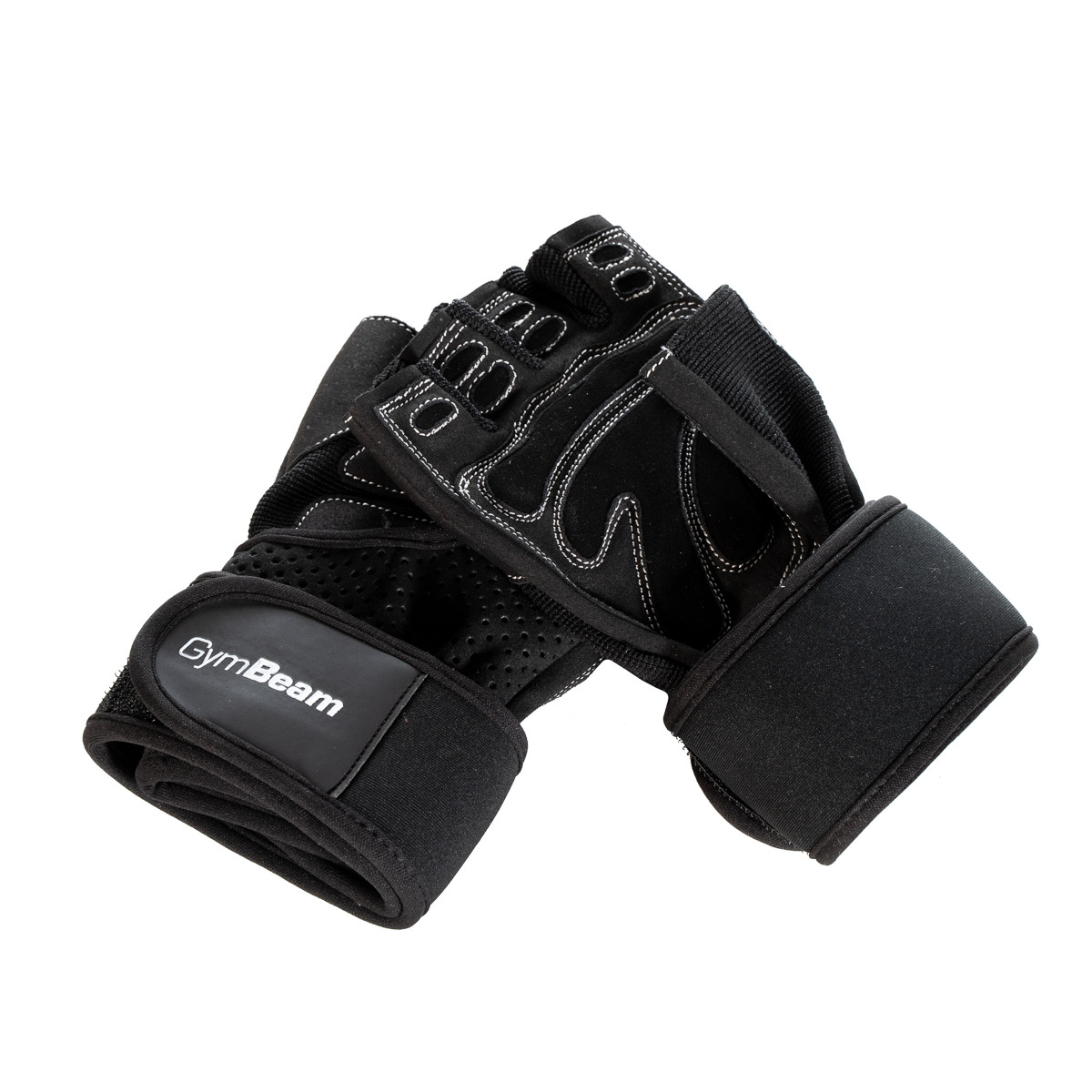 Wrap Fitness Gloves Black - GymBeam