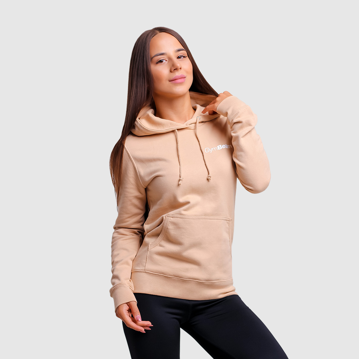 Women’s PRO Hoodie Sand - GymBeam