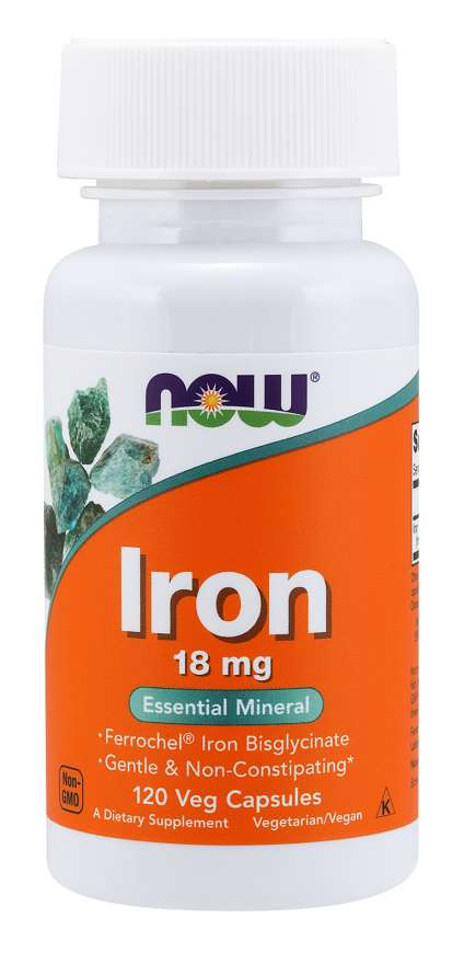 Iron 18 mg - NOW Foods