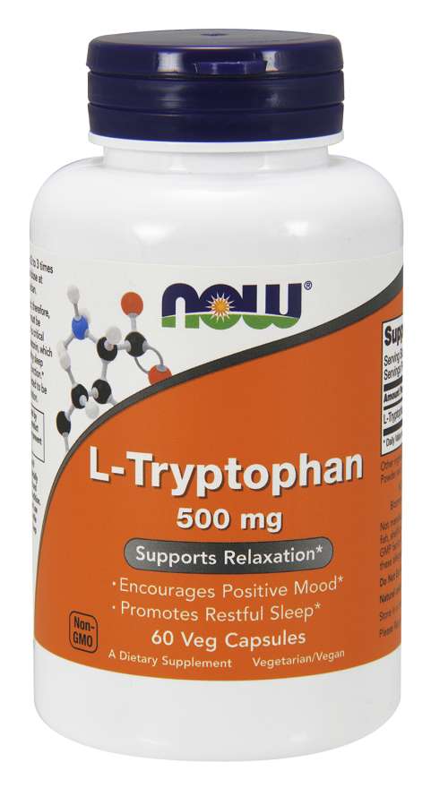 L-Tryptophan 500 mg - NOW foods