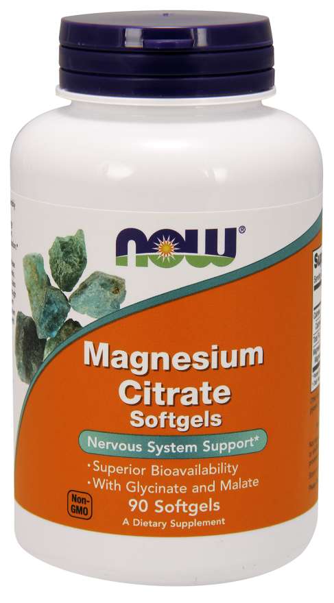 Magnesium Citrate Softgels - NOW Foods